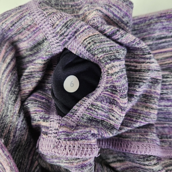 LULULEMON High Times Pant Space Dye Camo Tender Violet Black Grape high-rise - Picture 7 of 11